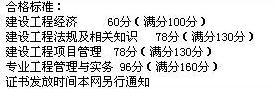 2012大连一级建造师合格标准