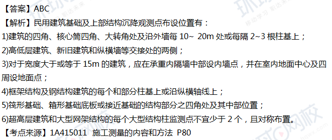 2018一级建造师《建筑工程》真题单选21-30题答案及解析